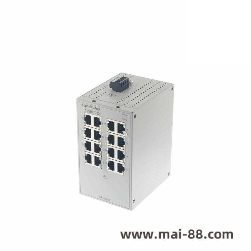 Allen-Bradley 1783-US16T front panel