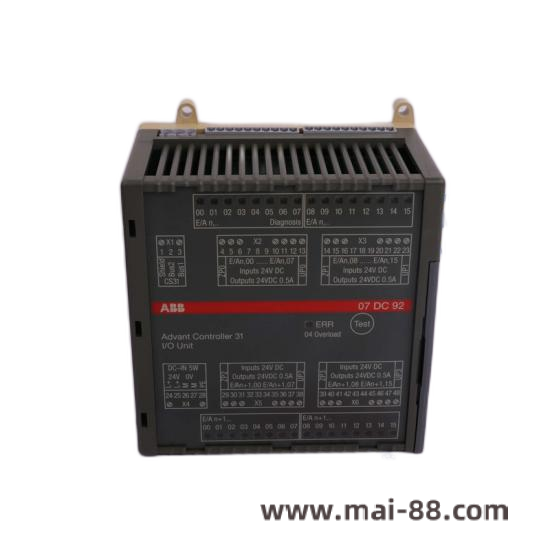 ALSTOM Control Module Front View