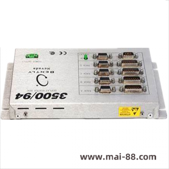 BENTLY 3500/94 technical diagram