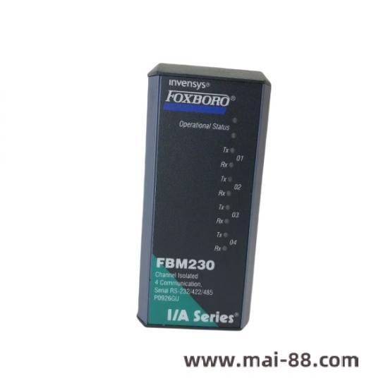 FOXBORO FBM230 Front View