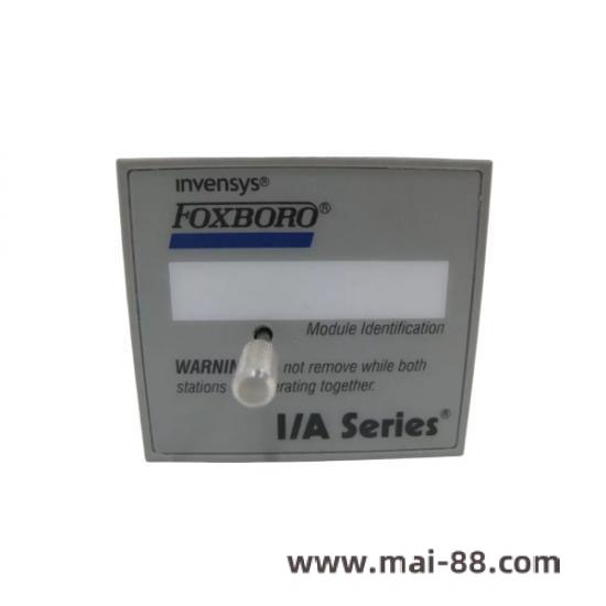 FOXBORO P0903NU industrial installation