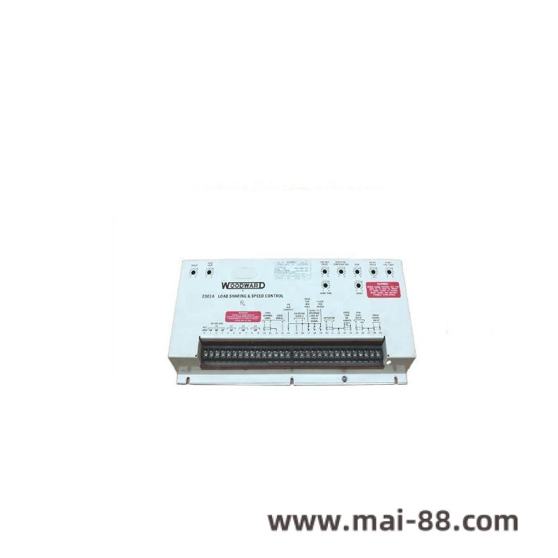 Woodward 9907-165 Control Module Front View